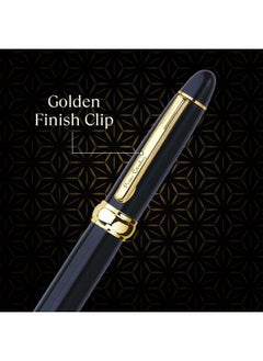 pierre cardin President Premium Fountain Pen | Luxurious Black Lacquer Finish Body With Golden Trims & Nib | Free Ink Converter & Cartridges | Ideal For Christmas, New Year & Corporate Gifting  - Image 4