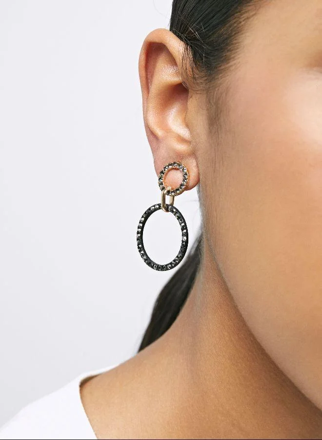 بارفوا الأقراط ذات البلورات