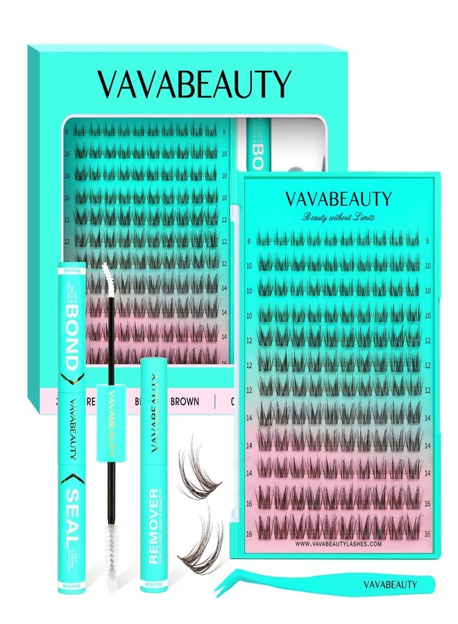فافابيوتي مجموعة رموش VAVABEAUTY الطبيعية، رموش موكا خفيفة - Image 1
