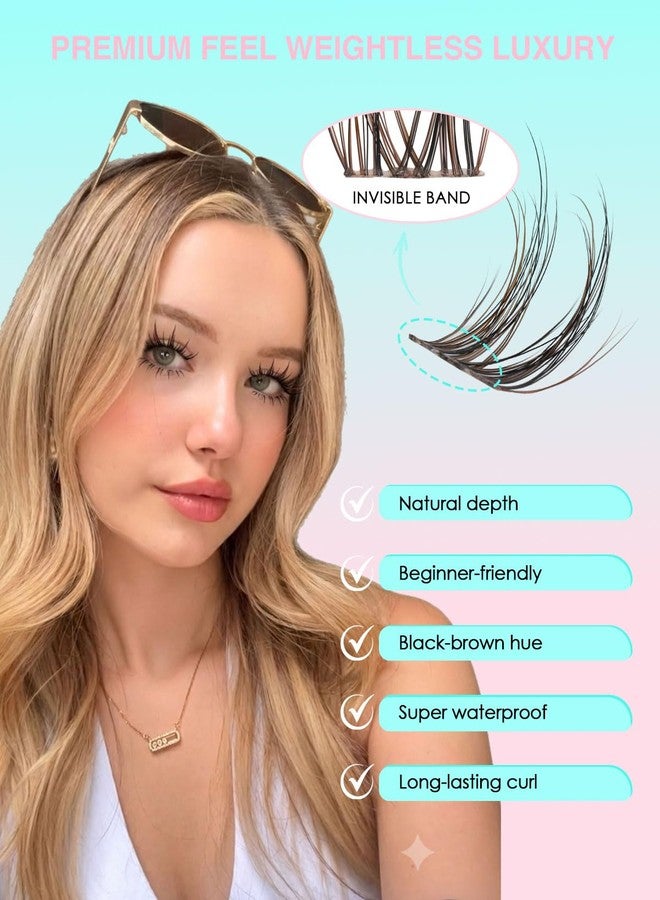 فافابيوتي مجموعة رموش VAVABEAUTY الطبيعية، رموش موكا خفيفة - Image 2