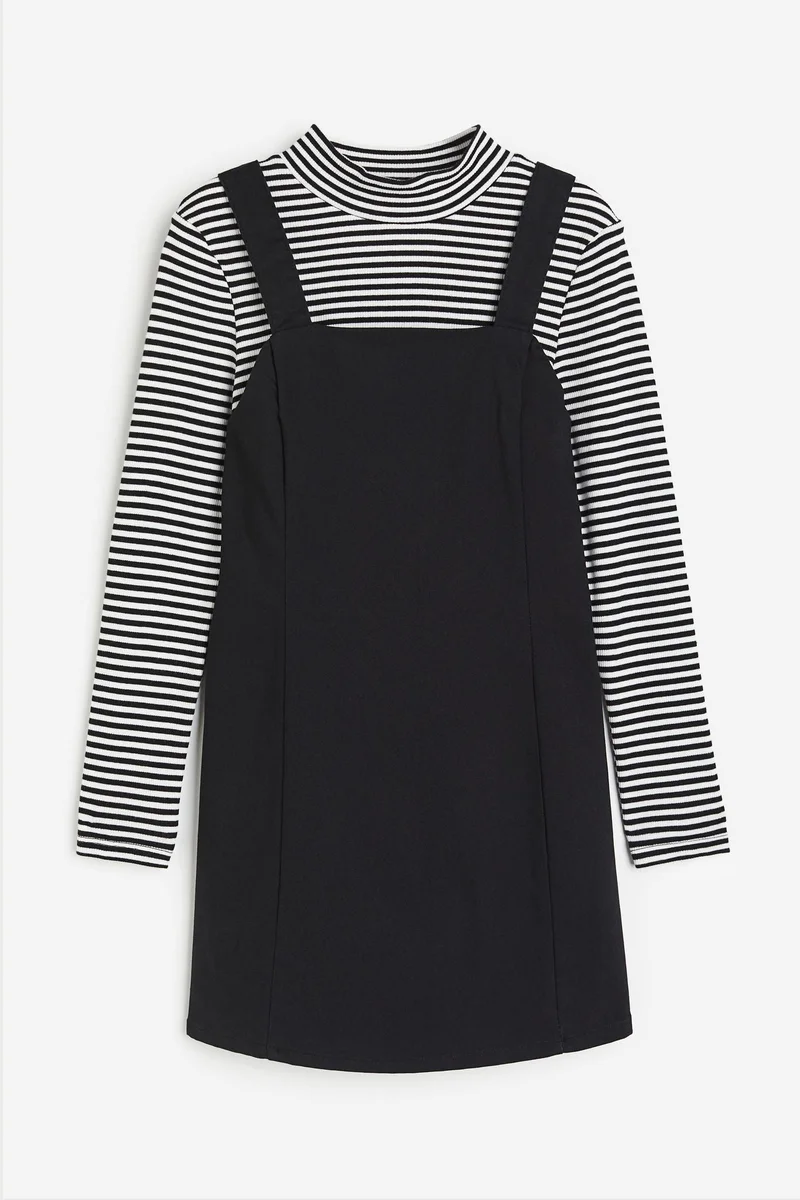 اتش اند ام طقم فستان pinafore من قطعتين