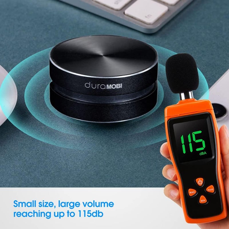 Leepesx 1 Pack Wirelessly BT Speaker Bone Conduction Speakers Mini Portable Loud Stereo Sound Built-in Mic Sound Box Black - Image 3