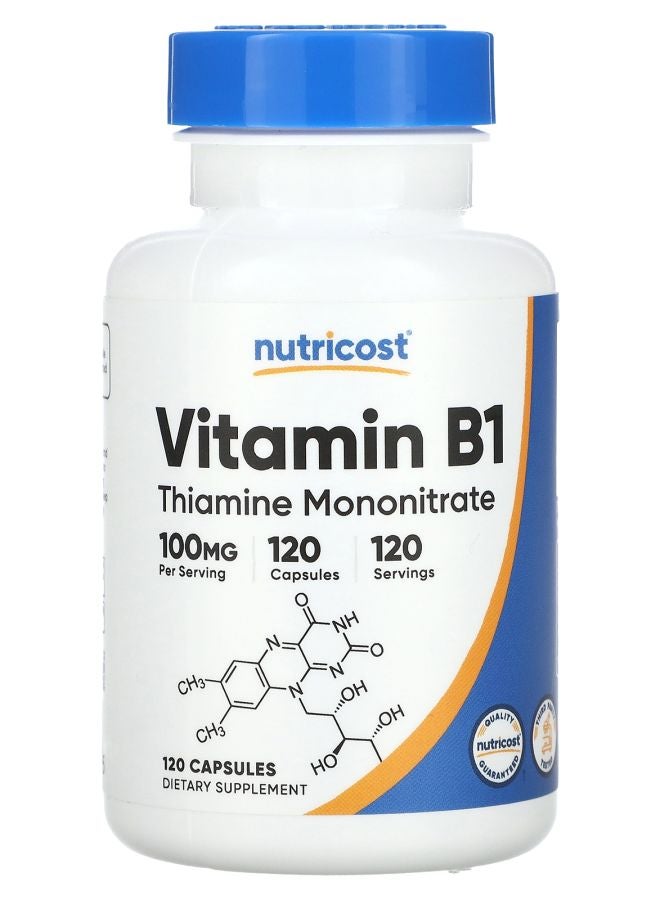 Vitamin B1 100 mg 120 Capsules