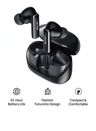 LENYES AIR 101 ENC Earbuds, 98.5 Percent Noise Reduction, Adaptive Cancelling To Ears And Environment, Hi-Res Sound, 50H Battery, Wireless Charging, Bluetooth 5.3 Black - pzsku/ZFAEFFC678B8D13CA6DD1Z/45/1744199784/18d6f1c4-d389-476c-b50b-517cf1f79c68