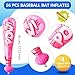 Sonarun 56 Pack 18 Inch Inflatable Baseball Bats Inflatable Toy Bats Blow Up Baseball Bat Inflates for Birthday Swimming Pool Carnival Party Favors - Image 4
