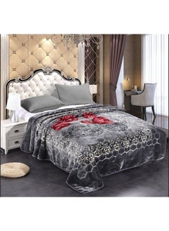 Generic A heavy winter blanket measuring 240 cm by 200 cm, weighing 6 kg. A double-layered, ultra-soft blanket made from high-quality materials. 