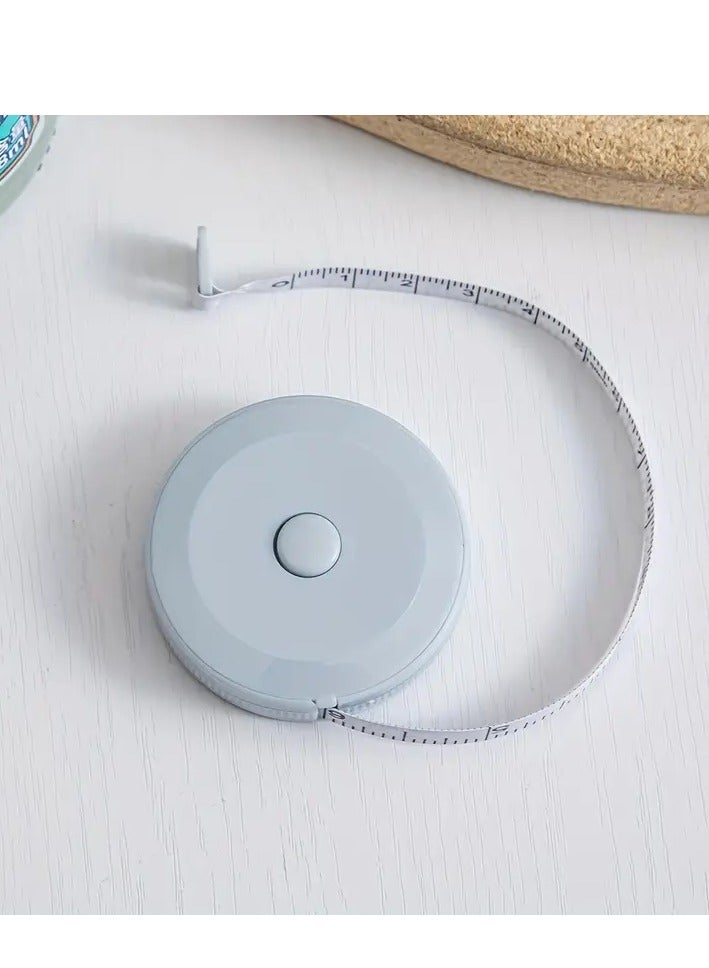 Generic Soft Tape Measuring 150cm/60inch  for Body Fabric Sewing Tailor Cloth Knitting Craft Weight Loss Measurements Retractable  Dual Sided Tape Measure 1 Pack  - Image 1