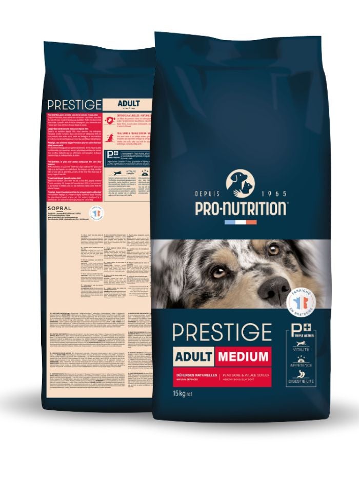 Pro nutrition Prestige Dog Adult Medium 15Kg