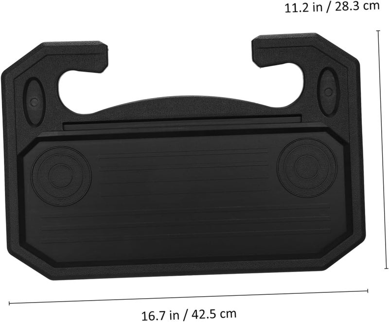 Unomor Car Laptop Tray with Cup Holder Pen Slot Multi Functional Desk for Eating Working and Holding Items Lightweight Portable Vehicle Accessory for Cars Trucks and Autos - Image 2