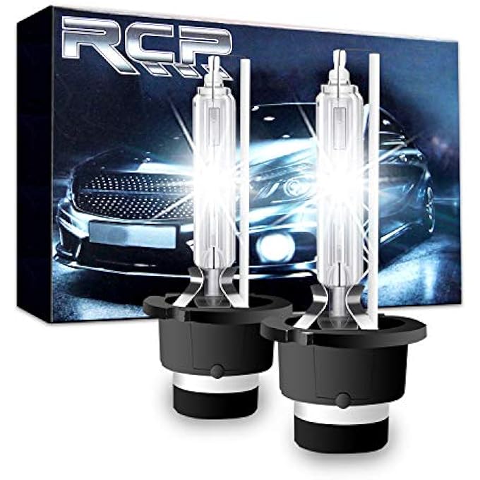 RCP D2S6  A Pair D2S D2R 6000K Xenon Hid Replacement Bulb Diamond White Metal Stents Base 12V Car Headlight Lamps Head Lights 35W - Image 1