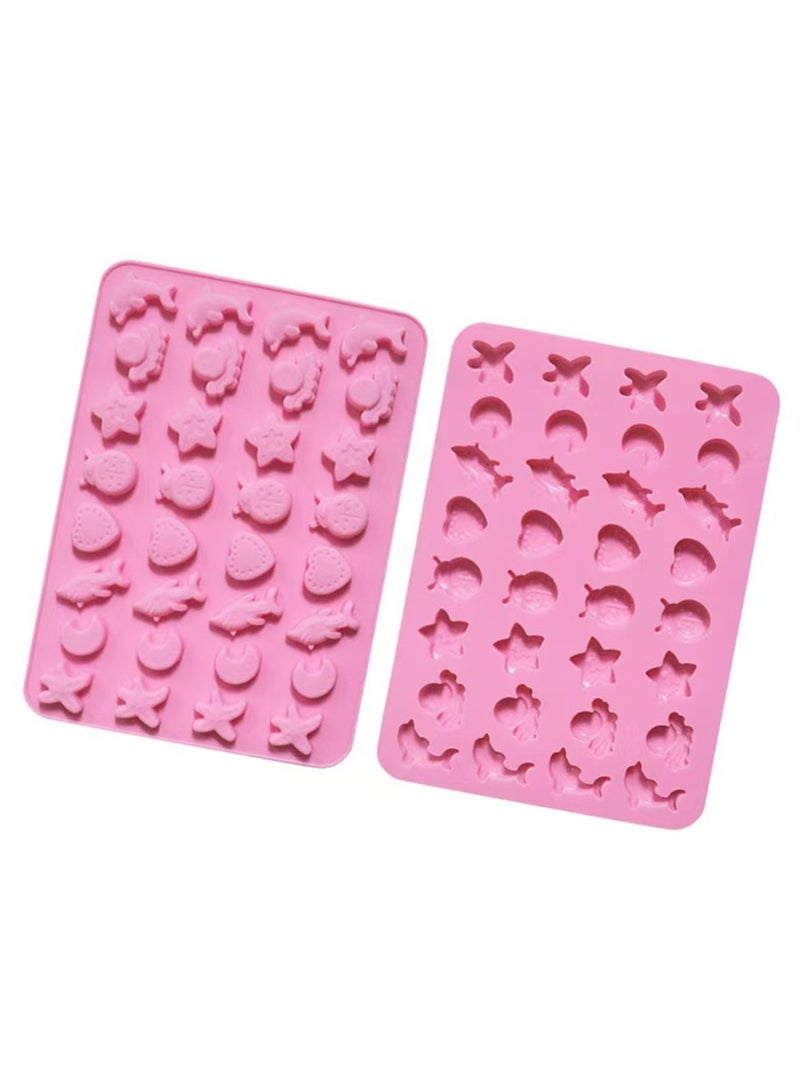 1pc Marine Life Gummy Mold Silicone Chocolate Mold Party Baking Mold Fire Paint Wax Pellet Mold Epoxy Mold Biscuit Mold  - Image 2