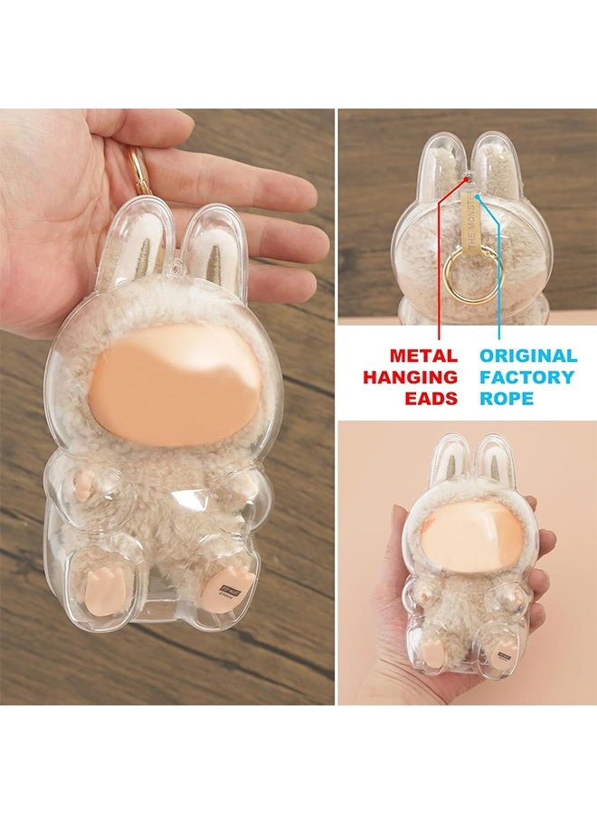 Clear Figure Display Case, Plastic Protective Cover for Blind Box Figures, Portable Dustproof Mini Doll Storage Bag, Blind Box Display Pouch for Fans and Collectors (Sitting)  - Image 3
