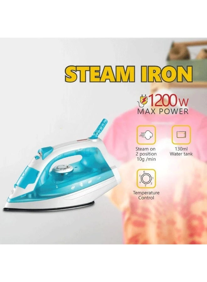 دينكس مكواة بخار متعددة الوظائف من دنكس بقوة 1200 واط وخاصية التحكم في درجة الحرارة DX2517 - Image 1