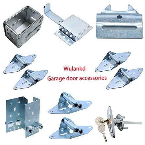 Wulankd 2 Packs Garage Door Hinges #4 with Galvanized Finish - Heavy Duty 14 Gauge Steel, Suitable for Residential/Light Commercial Garage Door Replacement - Image 5