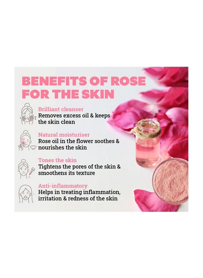 Heilen Biopharm Pink Rose Petal Powder 100 G Pack Of 1 For Body Nourishment  - Image 4