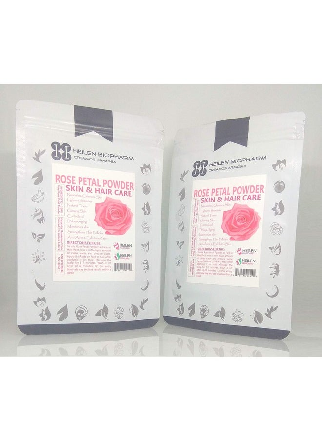 Heilen Biopharm Pink Rose Petal Powder 100 G Pack Of 1 For Body Nourishment  - Image 2