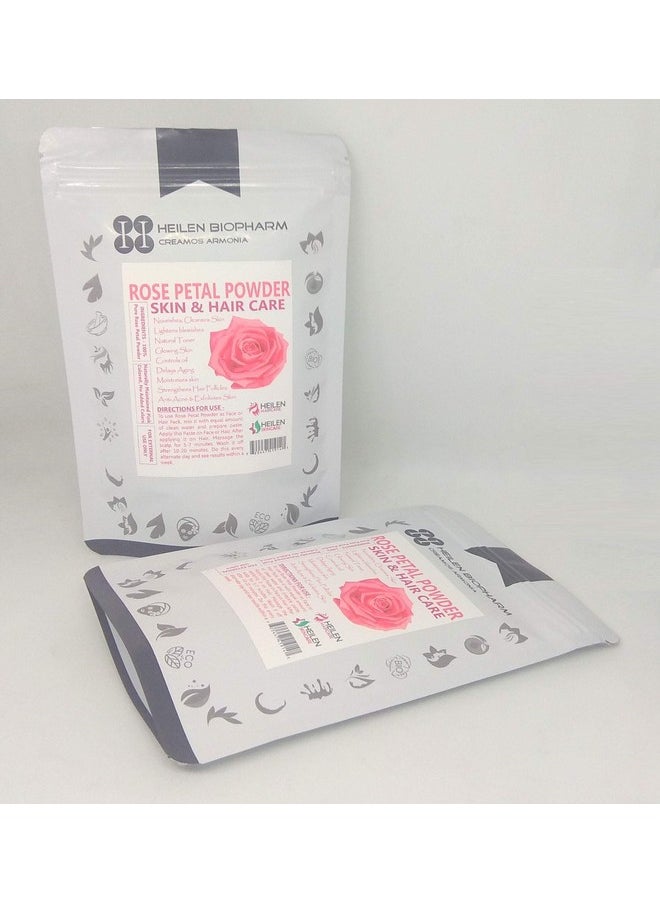 Heilen Biopharm Pink Rose Petal Powder 100 G Pack Of 1 For Body Nourishment  - Image 3