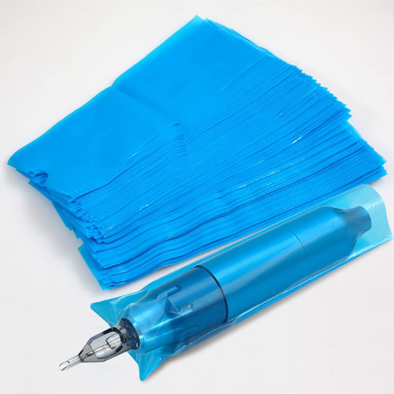 Bysiter Tattoo Pen Machine Covers Disposable Cartridge Tattoo Machine Covers 200pcs 7.5x2.7" Pen Type Tattoo Grip Sleeves Tattoo Pen Bags for Tattoo Supplies Tattoo Machine Gun Accessories (Large) - Image 2