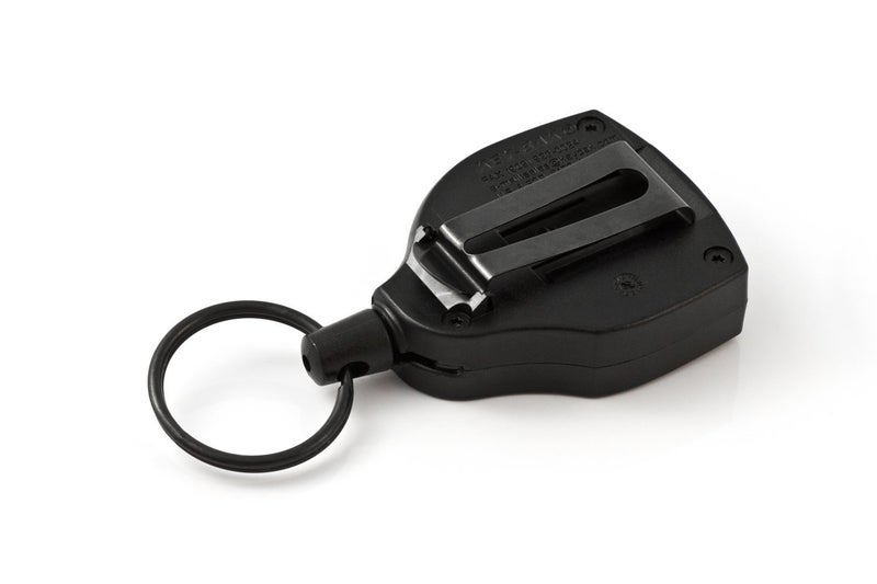 Key-Bak Super 48 Locking Professional Heavy Duty Self Retracting Key Reel with Retractable Kevlar Cord, 48" Black (2 Pack) - Image 3