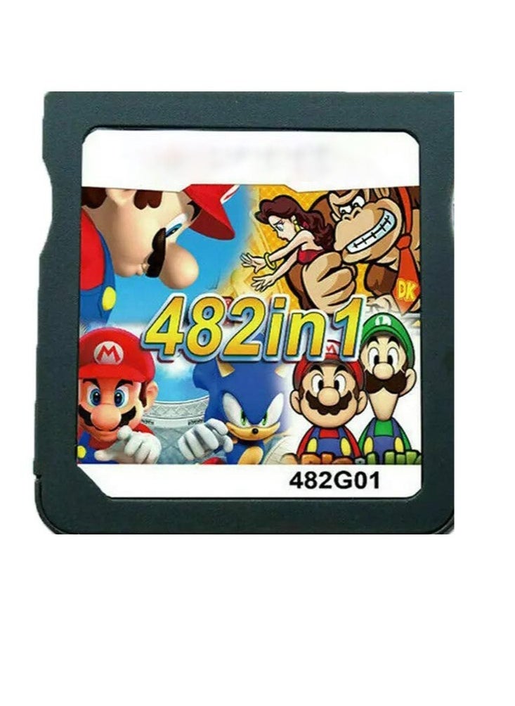 482 in 1 NDS Game Cartridge Super Combo for NDS NDSL NDSi 3DS New 2DS Compatible Game Pack  - Image 1