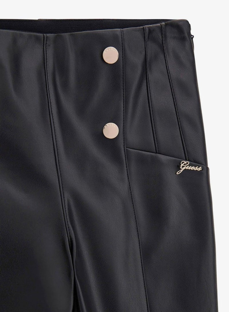 GUESS Kids Leather Jeggings - Image 4