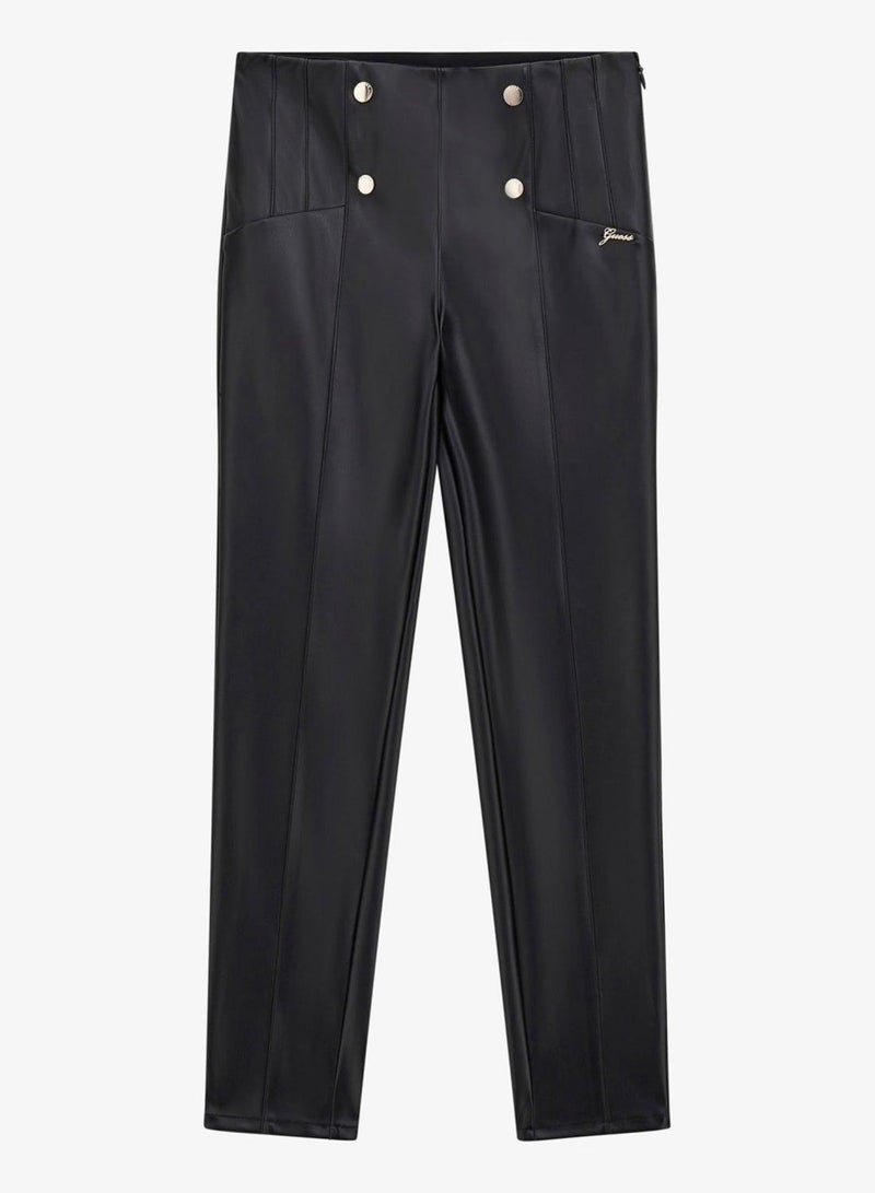 GUESS Kids Leather Jeggings - Image 2