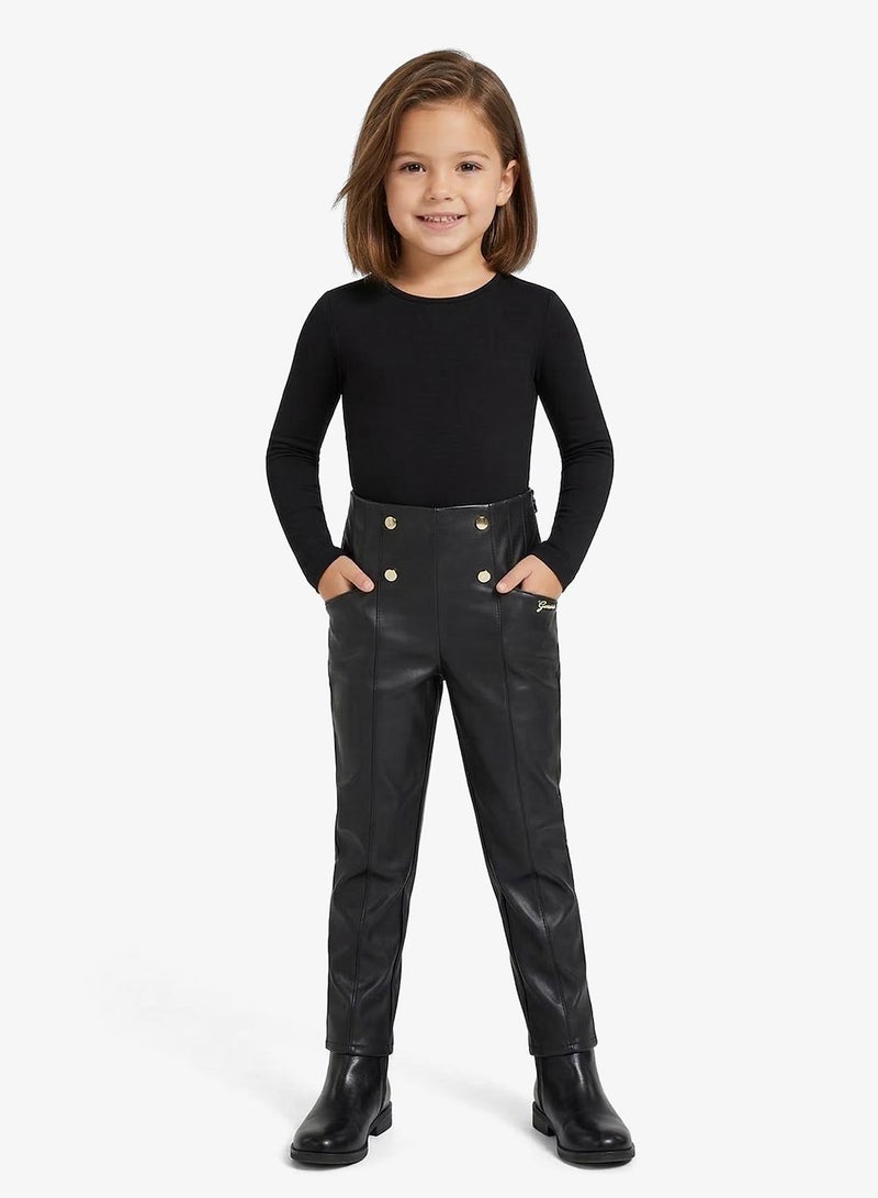 GUESS Kids Leather Jeggings - Image 1