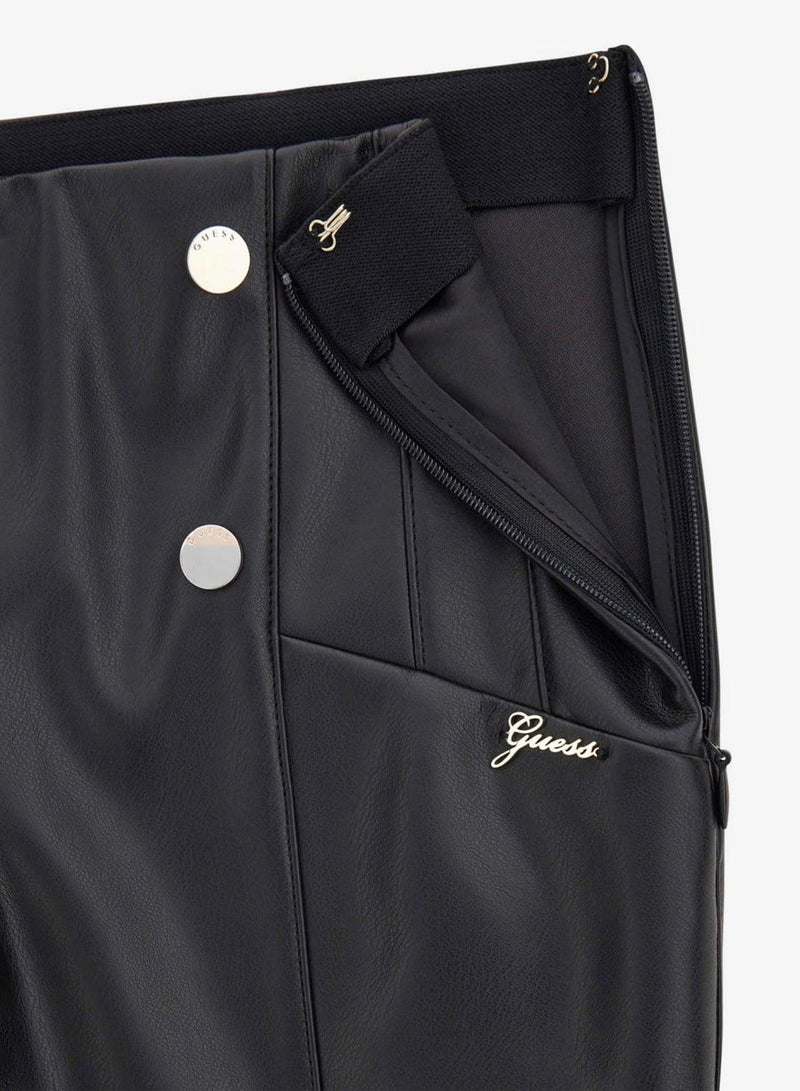 GUESS Kids Leather Jeggings - Image 5