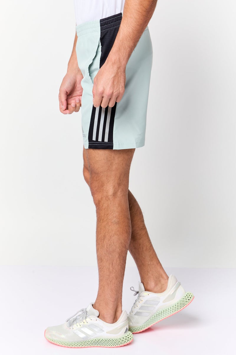 Adidas Men Sportswear Fit Drawstring 7 Inseam Training Shorts, Sage - Image 3