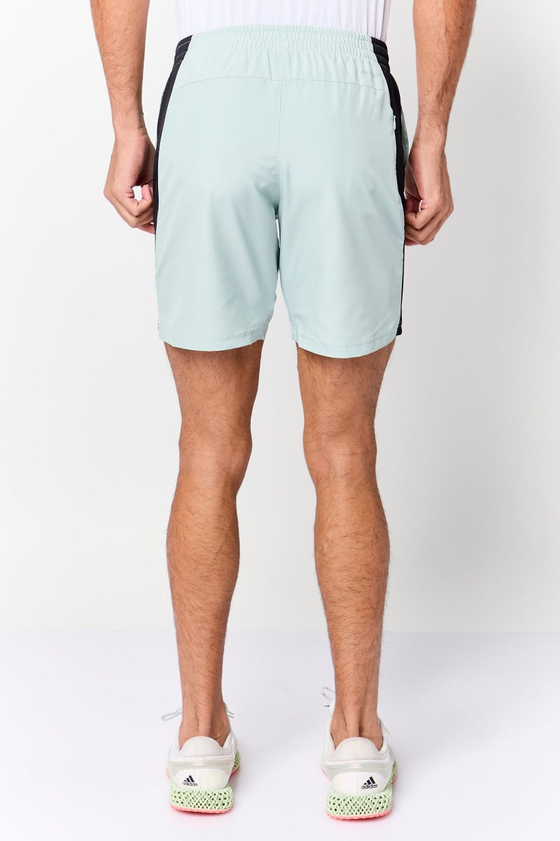 Adidas Men Sportswear Fit Drawstring 7 Inseam Training Shorts, Sage - Image 2