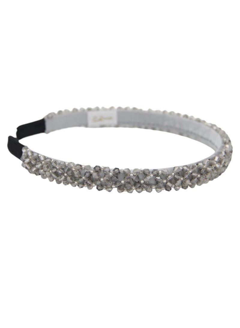 دىدانيالا طوق إيريكا للبنات مطرز رمادي - Image 3