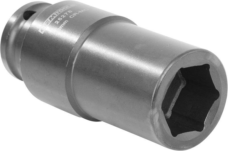 25278 26mm Crank Bolt Socket, Heavy Duty Harmonic Balancer Socket For Stubborn Bolts, 26mm Impact Socket 1/2 Drive Crank Bolt Removal Tool