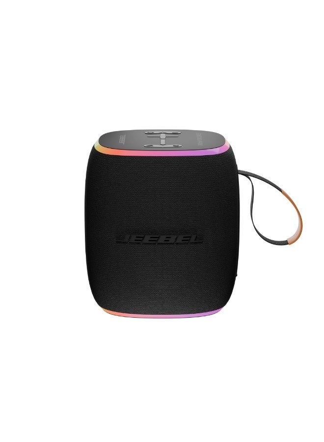 Jeebel Portable Bluetooth Speaker Jeebel Boom Box X920 – 10W Stereo Sound, 12-Hour Battery, Colorful LED Lights, IPX6 Waterproof - Image 1