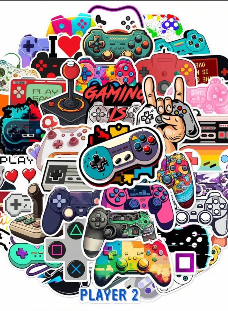 50pcs Waterproof Video Game Stickers for Phones, Cars, Gift Boxes, Bags, Helmets, Kids Toys, Bicycles - Image 3