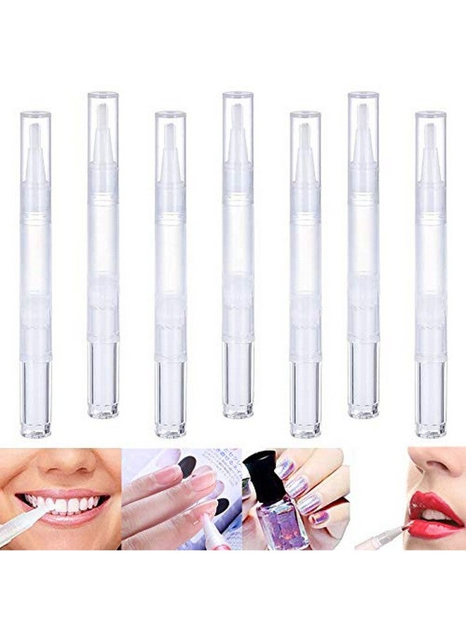 AyeVision 20Pcs Transparent Twist Pens,3Ml Nail Twist Pens Empty Transparent Nail Oil Pen With Brush Empty Cuticle Oil Pen Cosmetic Container Pen For Lip Gloss Eyelash Growth Liquid - Image 3
