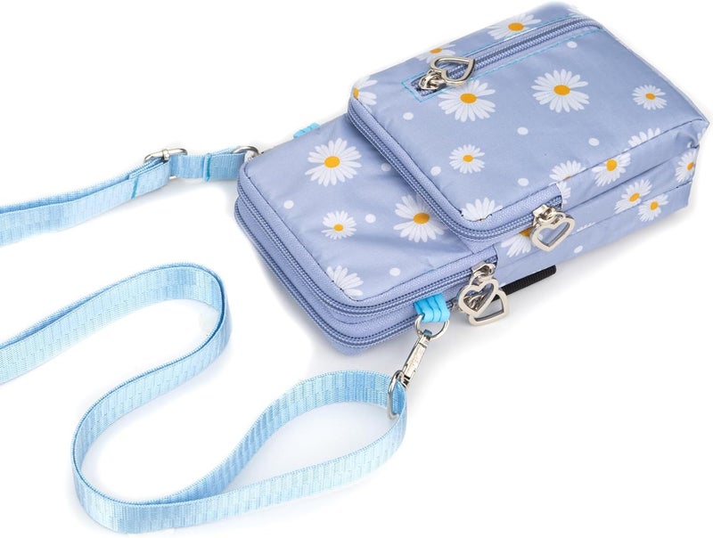 JANKS Small Crossbody Bag for Women - Mini Phone Purses with Crossbody Strap and Wallet - Nylon Arm Bag - Image 5