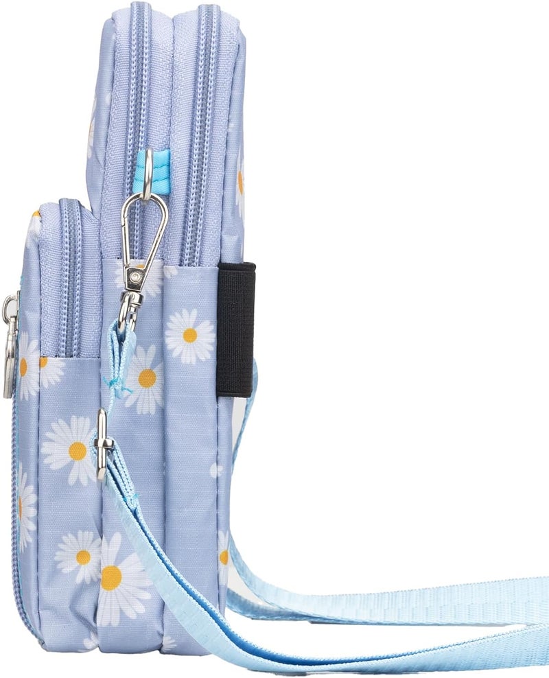 JANKS Small Crossbody Bag for Women - Mini Phone Purses with Crossbody Strap and Wallet - Nylon Arm Bag - Image 4