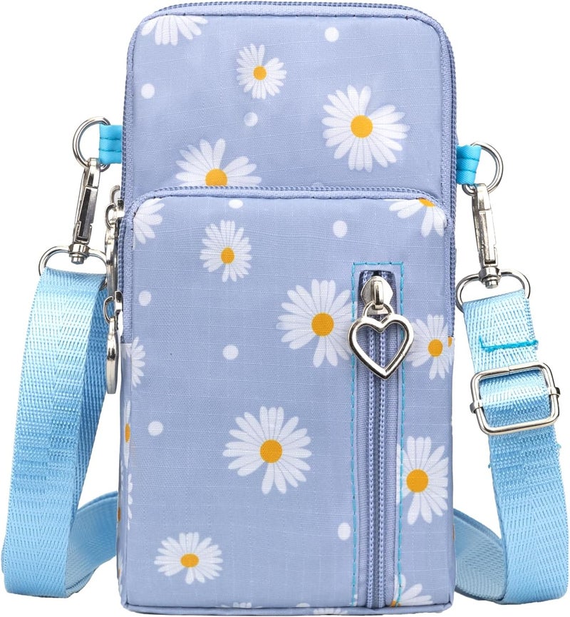 JANKS Small Crossbody Bag for Women - Mini Phone Purses with Crossbody Strap and Wallet - Nylon Arm Bag - Image 1