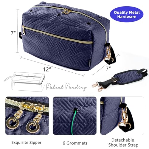MYBAGZING Crochet Bag Organizer - Knitting Bag - Yarn Storage Organizer - Yarn Bag for Crocheting - Yarn Holder for Crochet Accessories, Crocheting & Knitting Gifts - Image 5