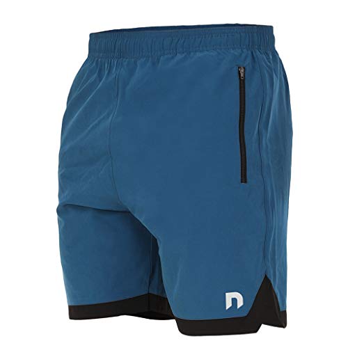 NEVER LOSE Gym Short,Workout Short, Cycling Short, Sport Short, Men’s Short Teal Blue (in, Alpha, M, Regular, Blue) - Image 5