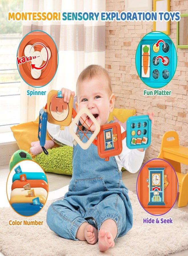 Dilovely Busy Board for 1 Year Old, Travel Toys for Toddlers 1-3, Montessori Busy Board - Car Airplane Essentials, Sensory Activity Cube Birthday Gifts for Baby Infant Boy Girl - Image 4