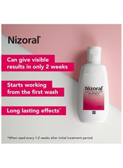 Nizoral Nizoral Anti Dandruff Shampoo, Perfect for Dry Flaky and Itchy Scalp - 60 ml  - Image 2