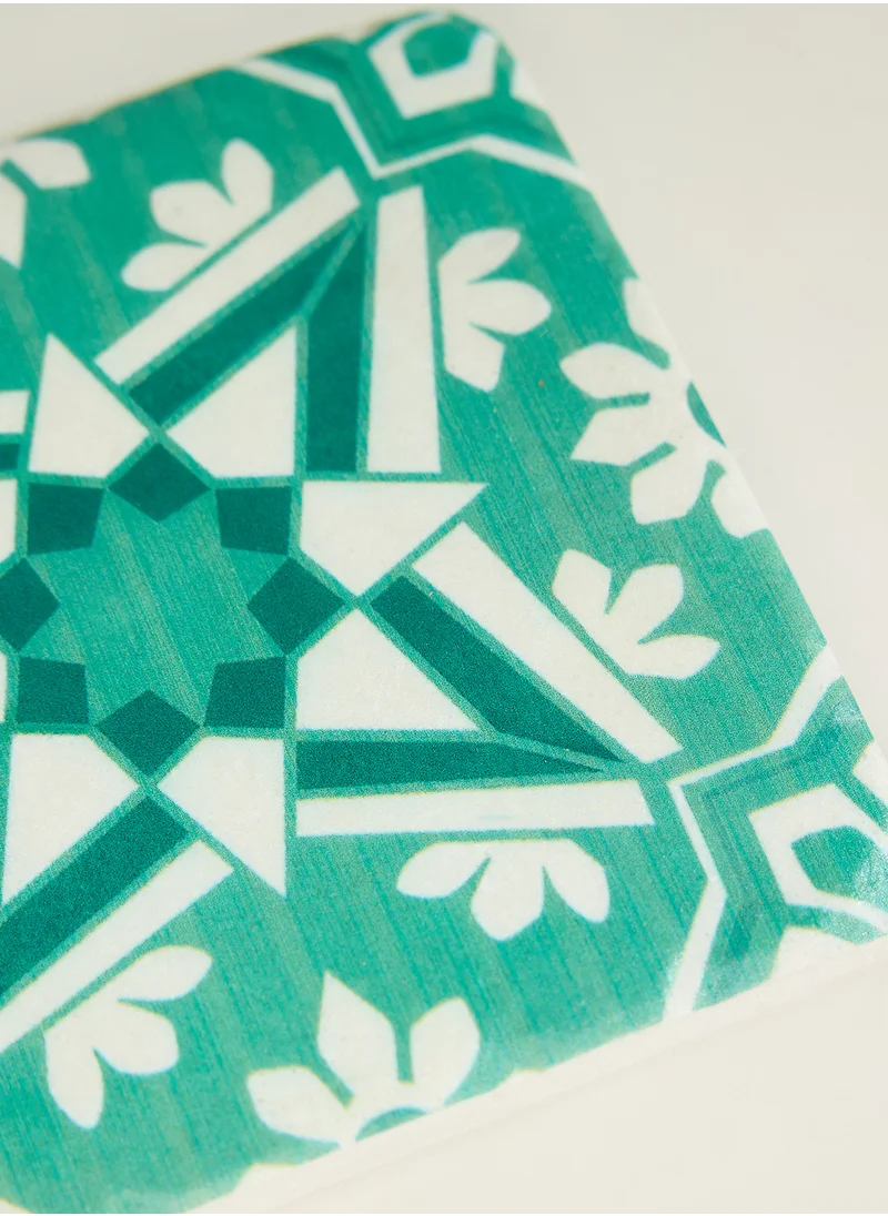 Sass & Belle Green Mosaic Tile Coasters - Set Of 4