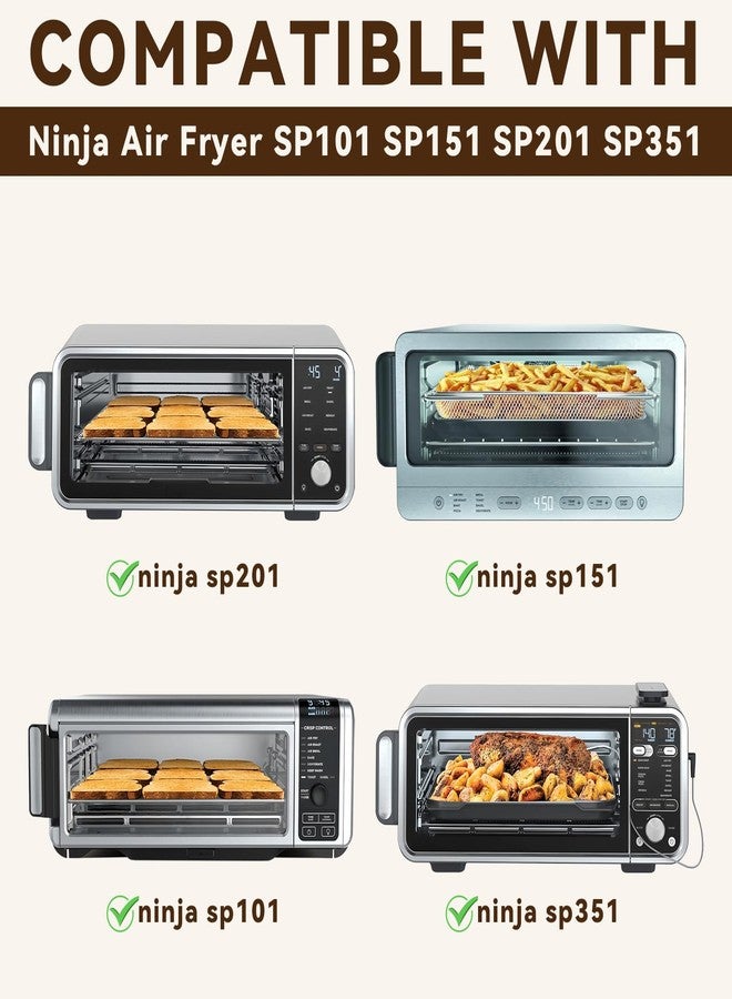 BRIKINTE 12-inch Air Fryer Parchment Paper Squares for Ninja Air Fryer SP101 SP151 Oven, 120 Pcs - Image 2