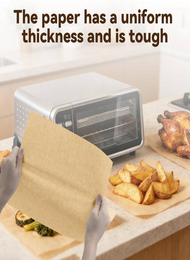 BRIKINTE 12-inch Air Fryer Parchment Paper Squares for Ninja Air Fryer SP101 SP151 Oven, 120 Pcs - Image 4