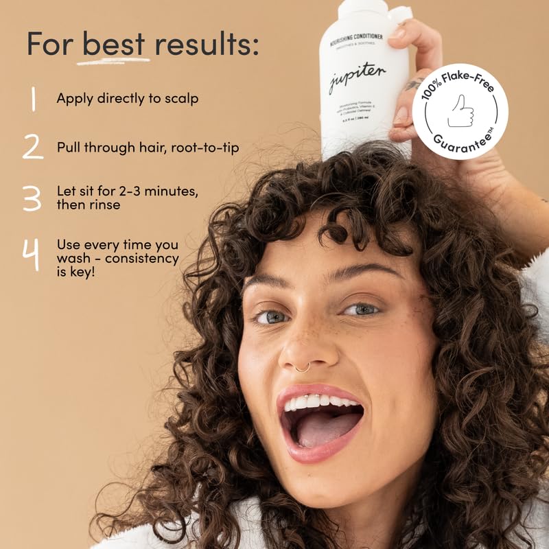Jupiter, Physician-Formulated Scalp Balancing Conditioner for Dry, Itchy, Oily, Flaky Scalp, Sulfate-Free, Natural Fragrance, Vegan, Color-Safe, & Paraben-Free Conditioner for Women & Men - Image 4