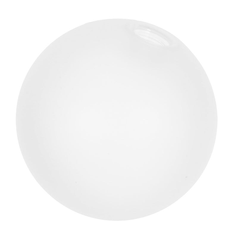 Frosted Glass Lamp Shade Round Globe Replacement Screw Base For Pendant Table Lights - Image 2