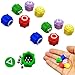 PETBSNVB 2 Packs 5pcs Real Weighted Gonggi with Steel Beads The Lid and Body are Seamlessly Welded Jackstones Gonggi Stones Traditional Korean Game for Party Great Gift for Children - Image 2
