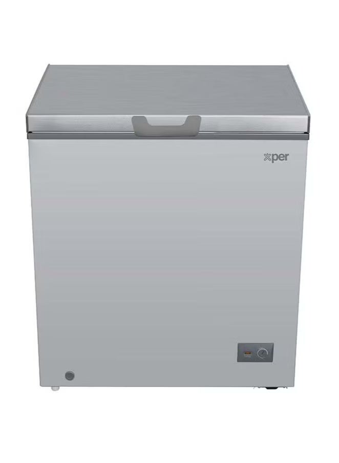 XPER Xper Chest Freezer 5.1 cu. ft. Silver, FRXP275S  - Image 1