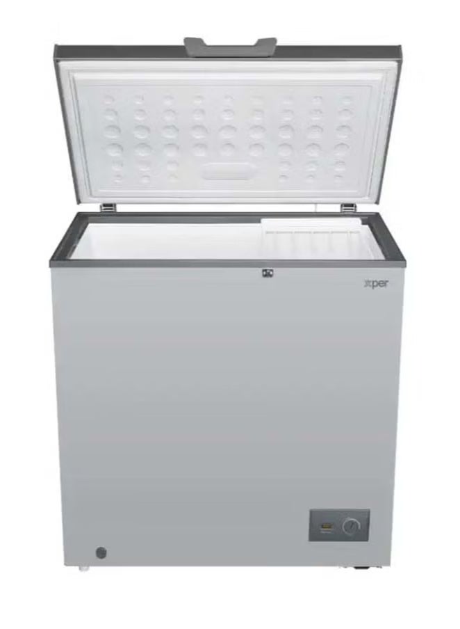 XPER Xper Chest Freezer 5.1 cu. ft. Silver, FRXP275S  - Image 2